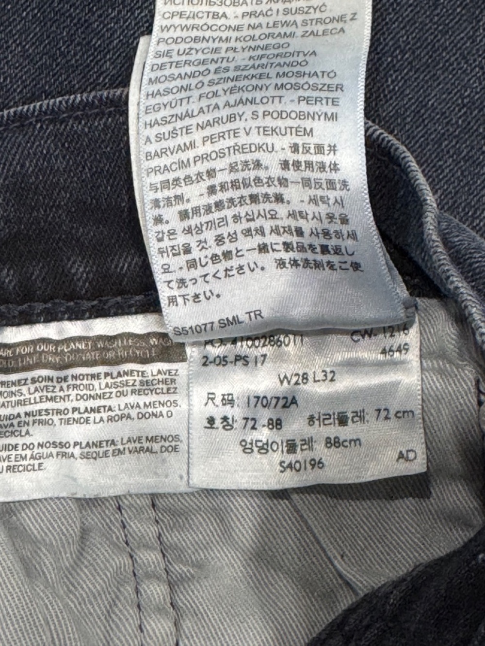 Mens Levi's Slim Jeans 28x31. - Picture 5 of 8